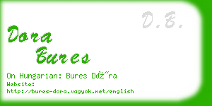 dora bures business card